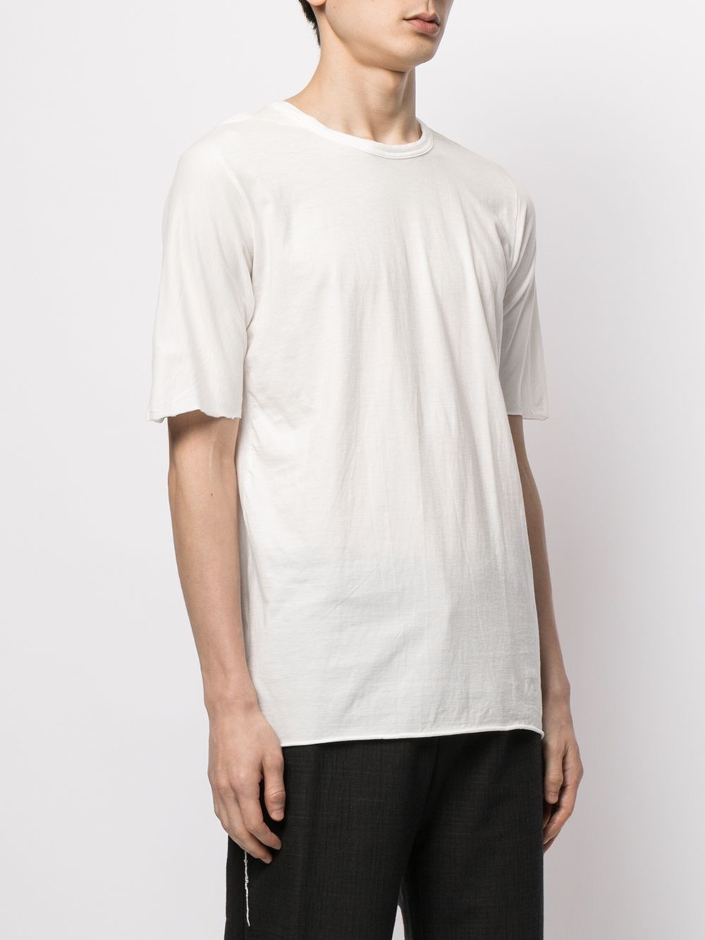 round-neck cotton T-shirt - 3