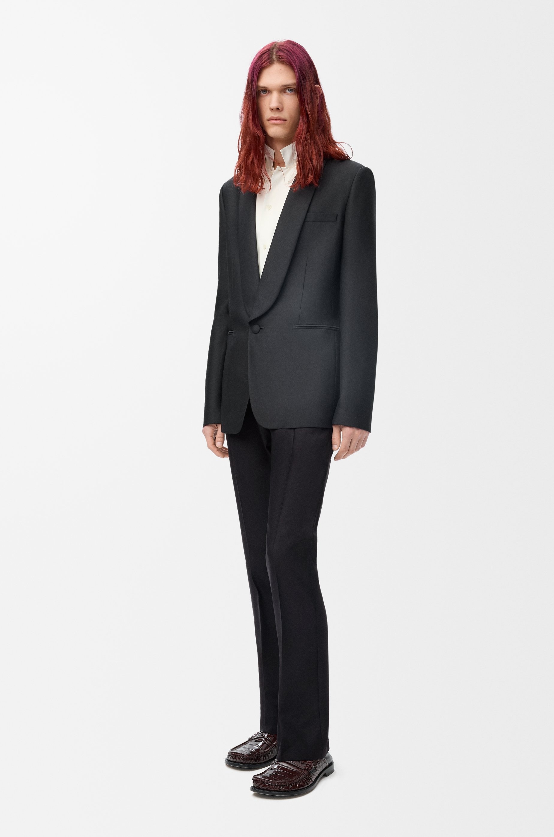 Trousers in wool and silk - 2
