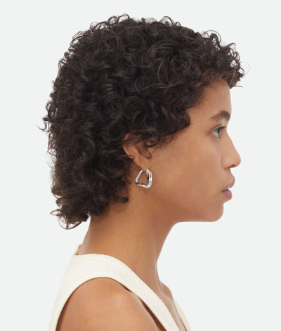 Bottega Veneta Small Twist Triangle Hoop Earrings outlook