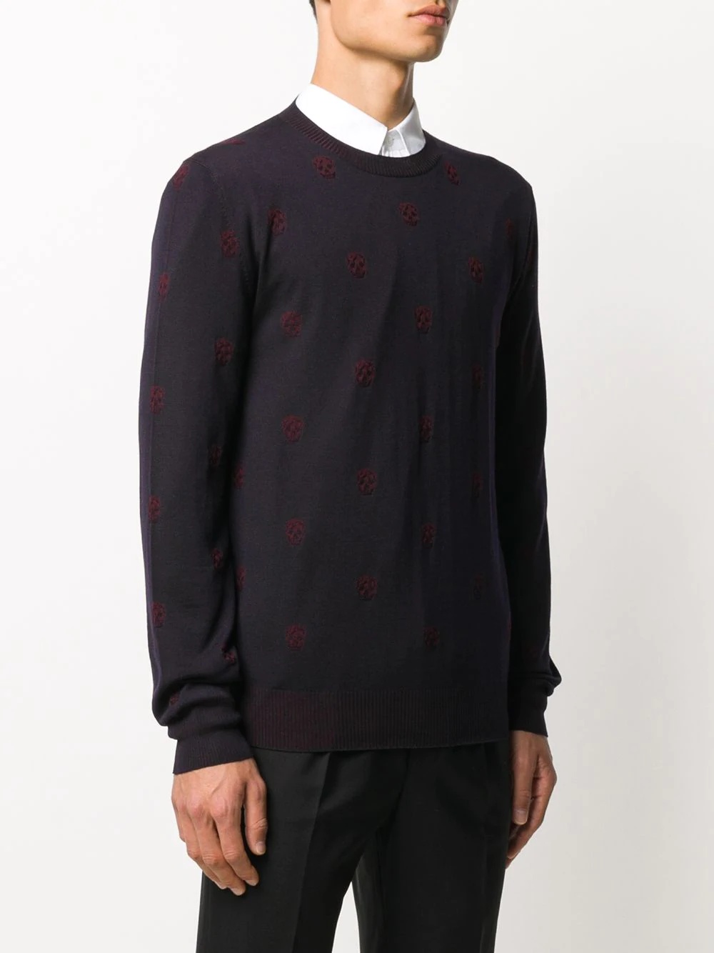 skull patterned jumper - 3