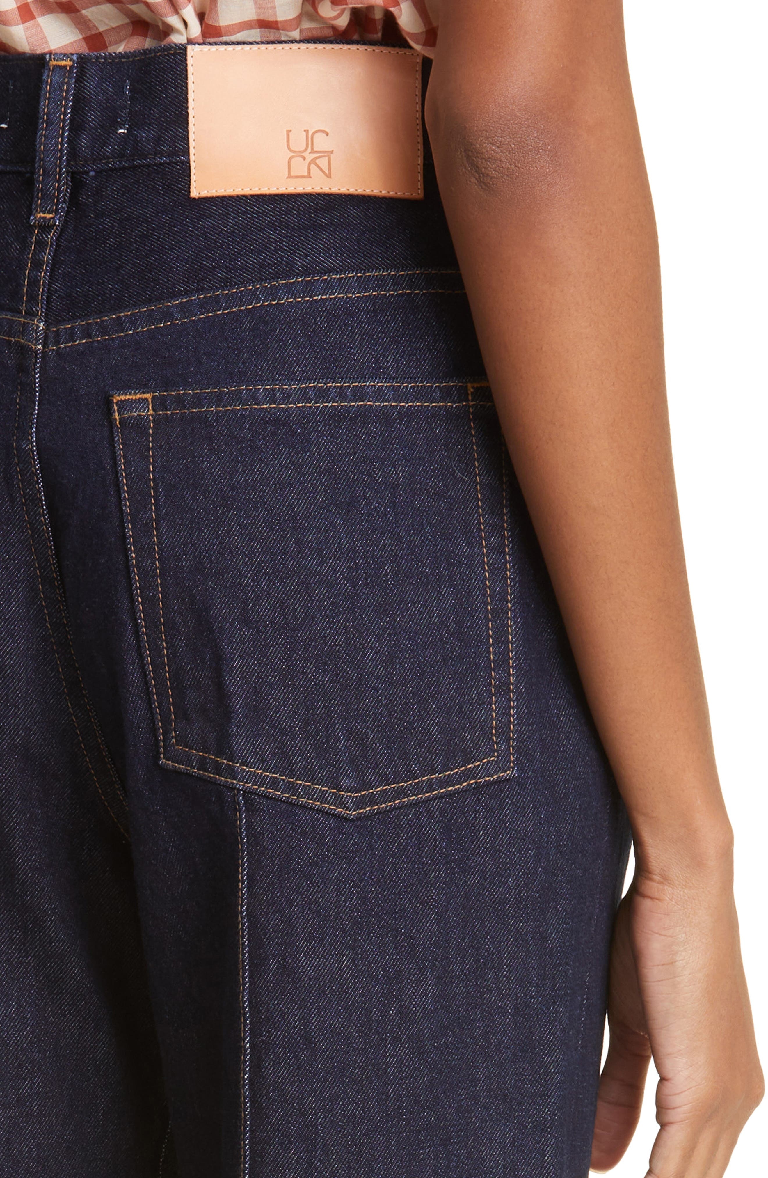 The Genevieve Topstitch Nonstretch Jeans - 5