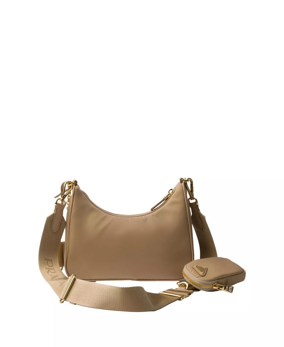 Re-Edition 2005 Re-Nylon Bag with Saffiano Mini Bag - 4