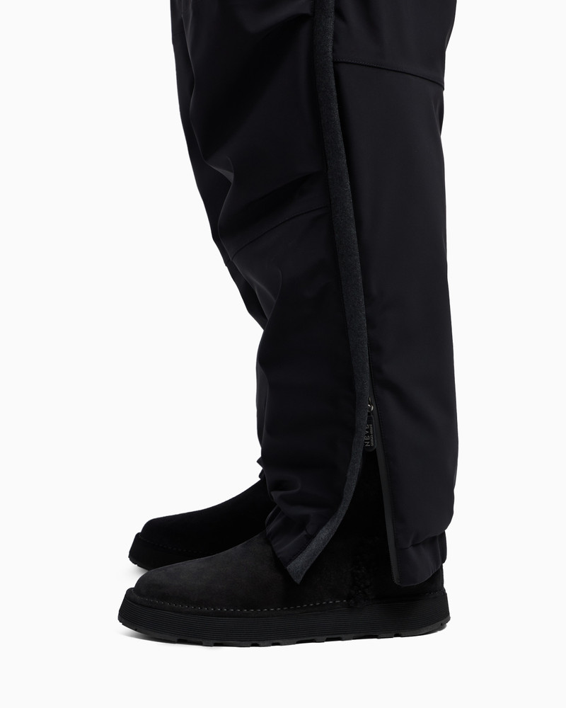 GIORGIO ARMANI NEVE SUEDE AND SHEEPSKIN ANKLE BOOTS 8