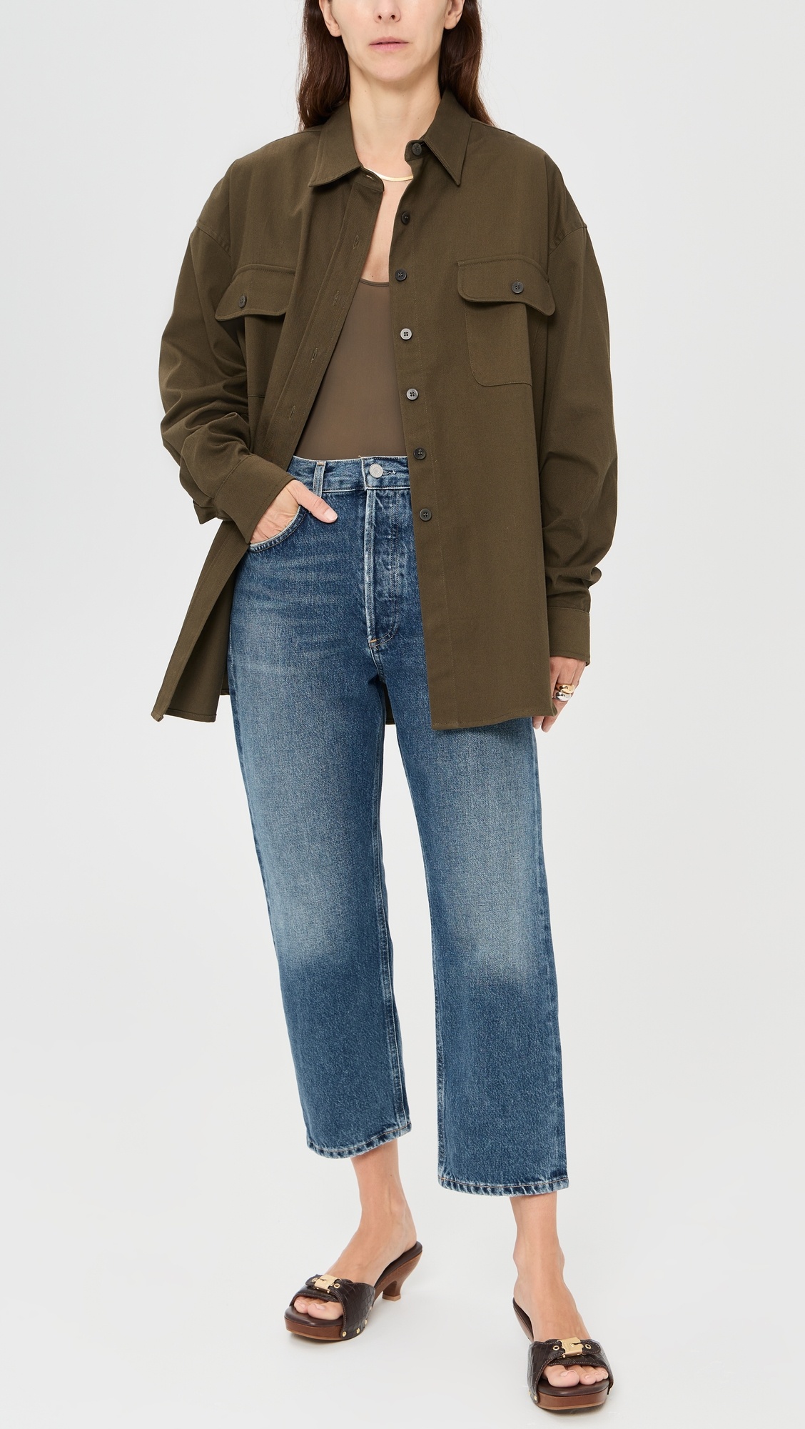 90s Crop Petite Jeans 24" - 4