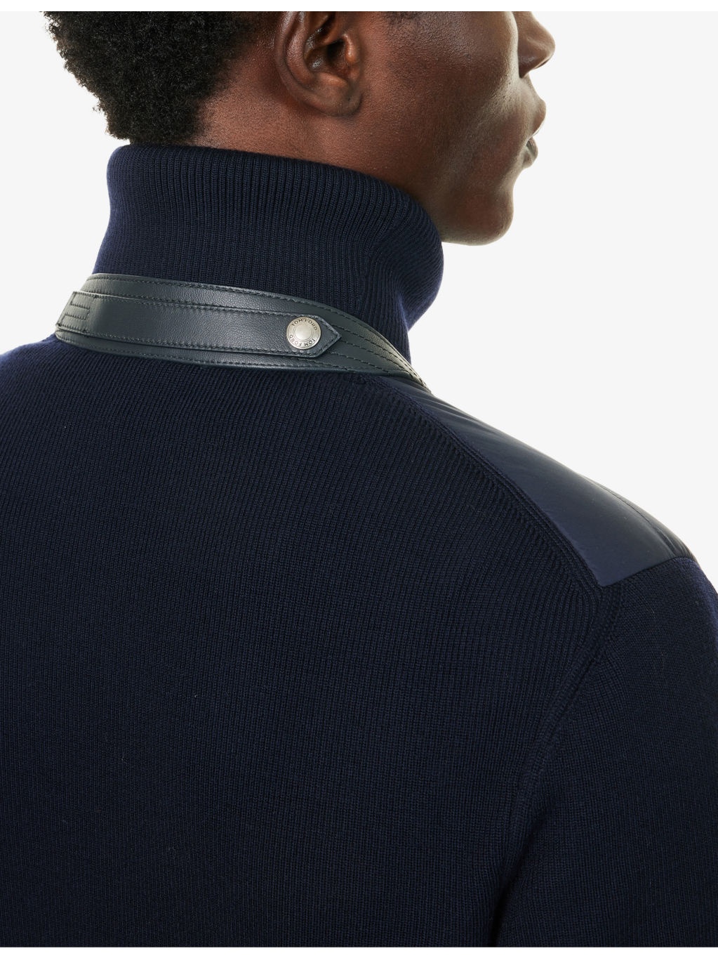 Zipped Knit-Sleeve Shell-Down Jacket - 6