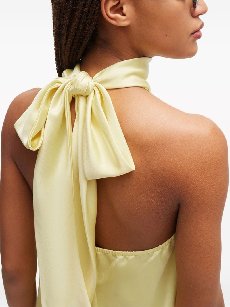 halterneck satin blouse 5