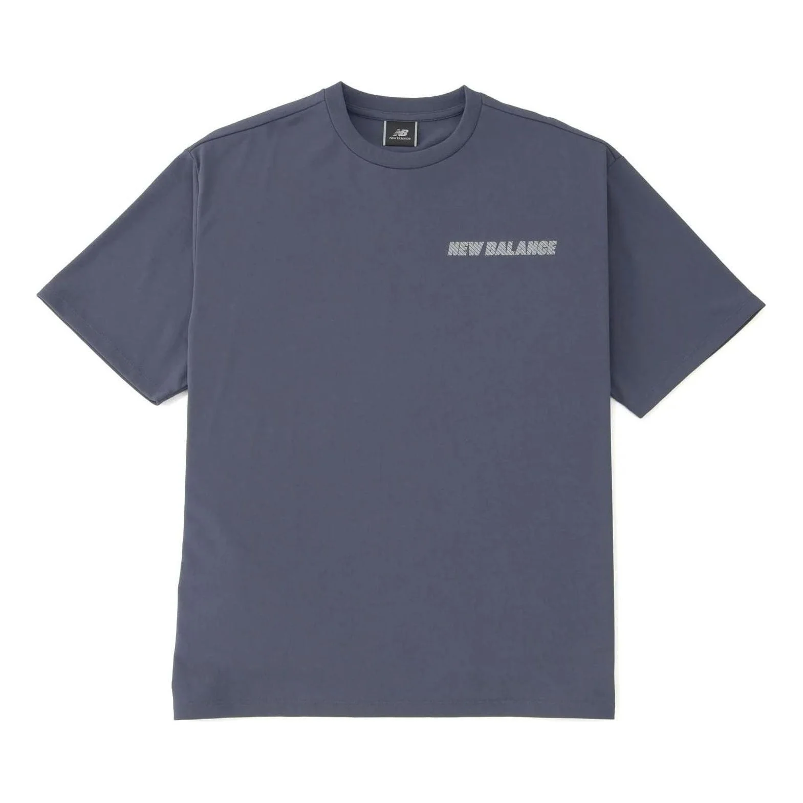 New Balance MET24 Reflection NB Logo T-Shirt 'Graphite' AMT45005-GT - 1