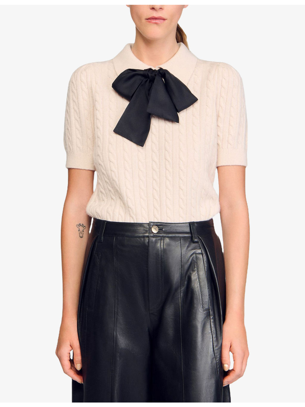 Polo-Collar Knitted Wool and Cashmere Jumper - 3