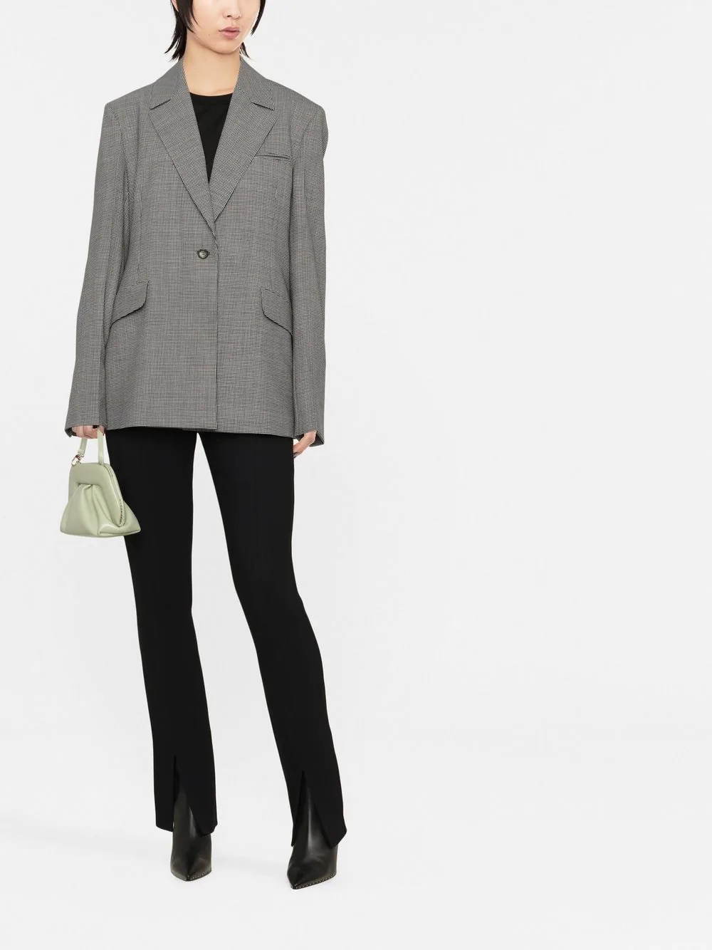 puppytooth oversized blazer - 2