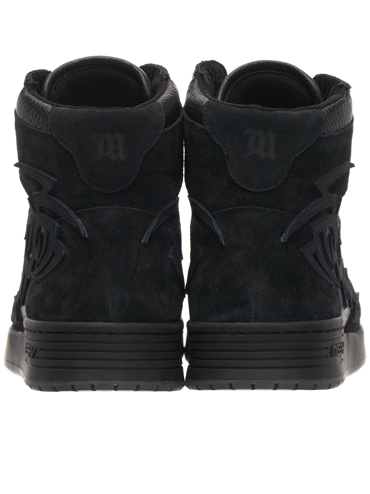 Suede High Top Sneakers - 4