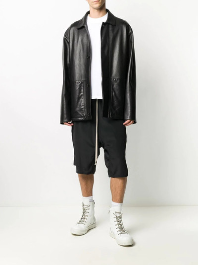 Rick Owens DRKSHDW displaced-seam T-shirt outlook