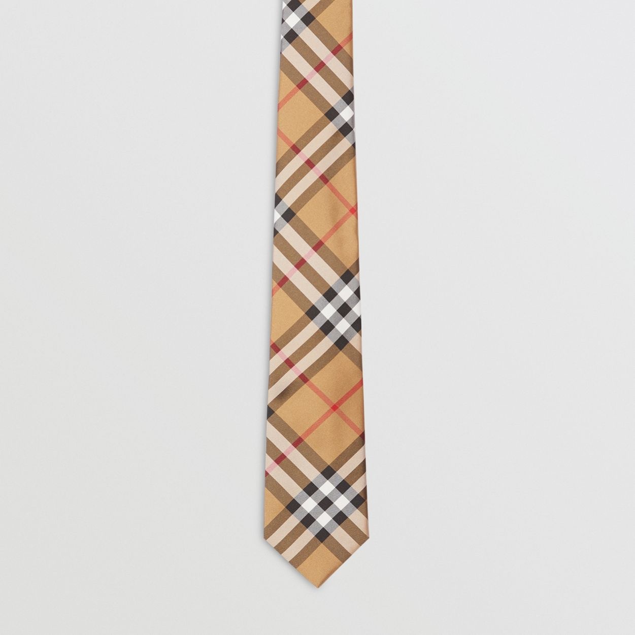 Modern Cut Vintage Check Silk Tie - 5