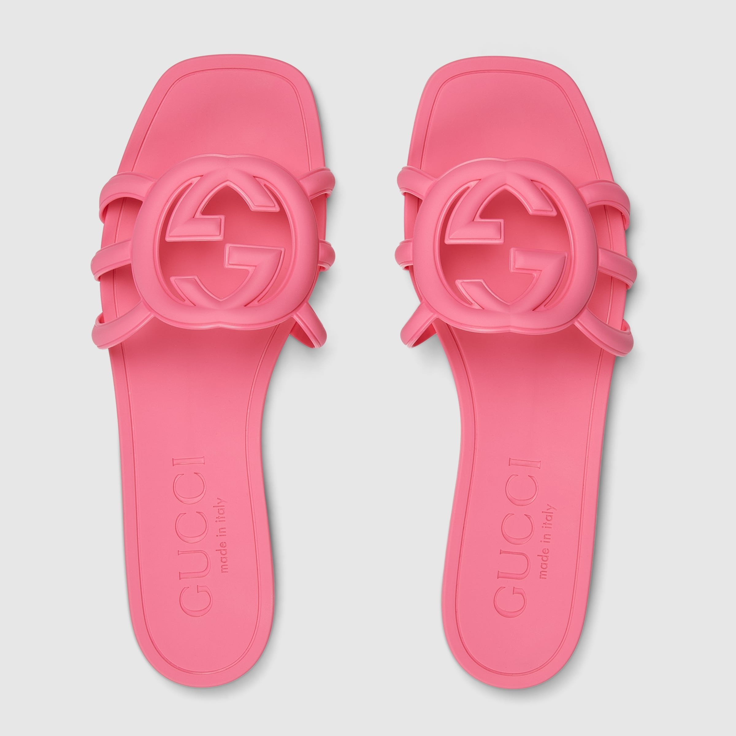 Women's Interlocking G slide sandal - 5
