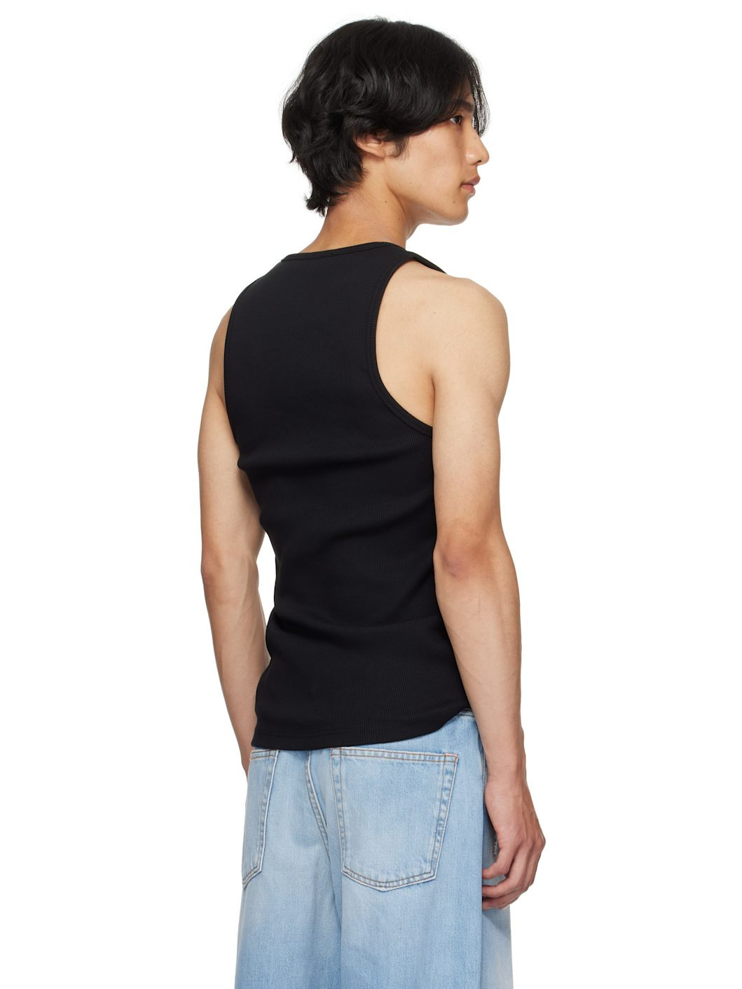 Black Logo Tank Top - 3