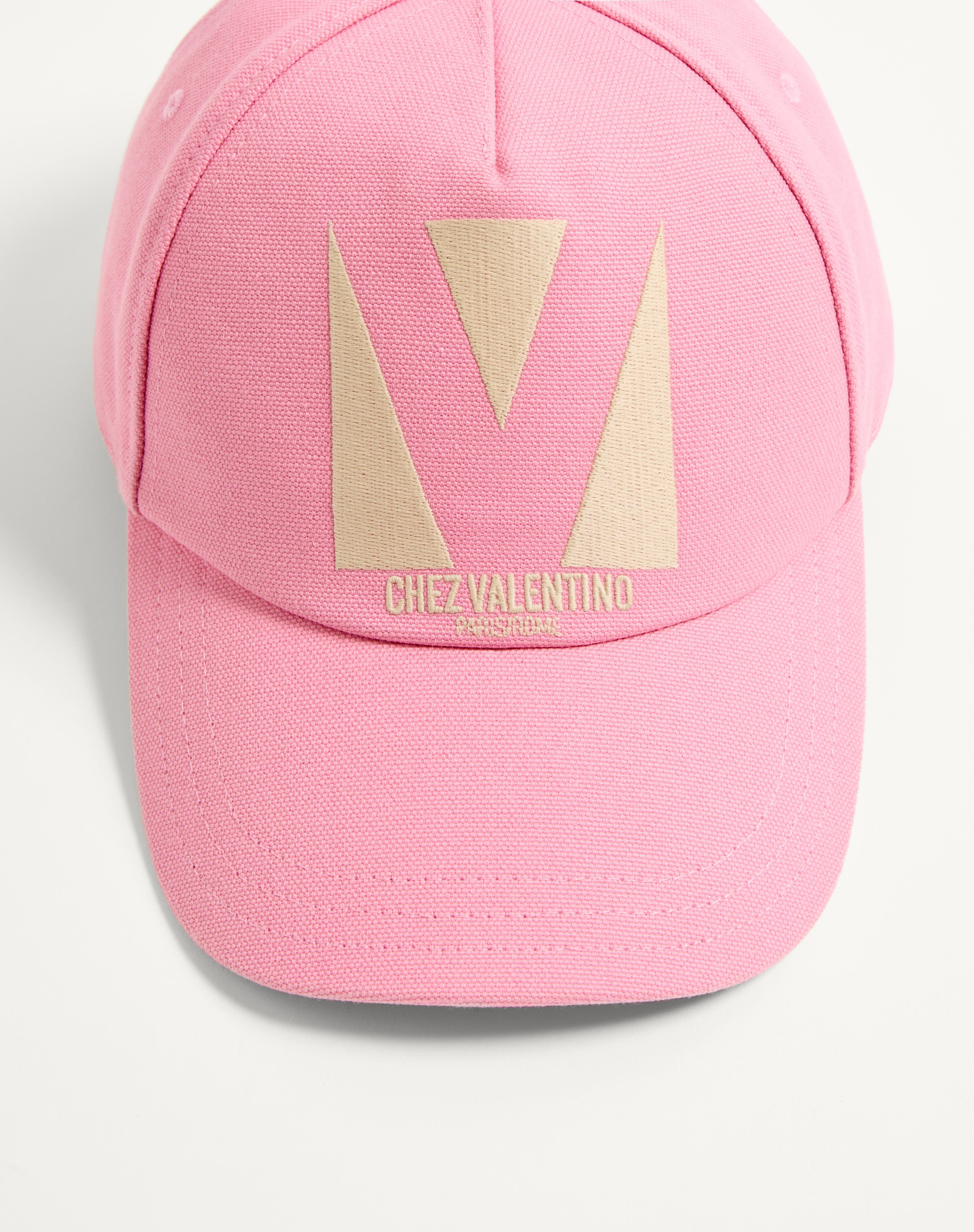 CHEZ VALENTINO COTTON BASEBALL CAP - 4