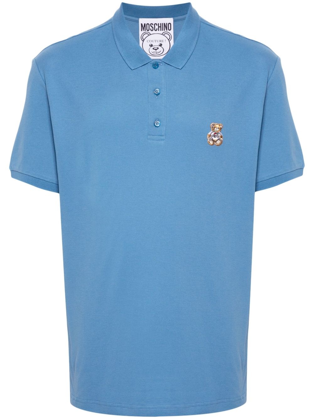 Teddy Bear-motif polo shirt - 1