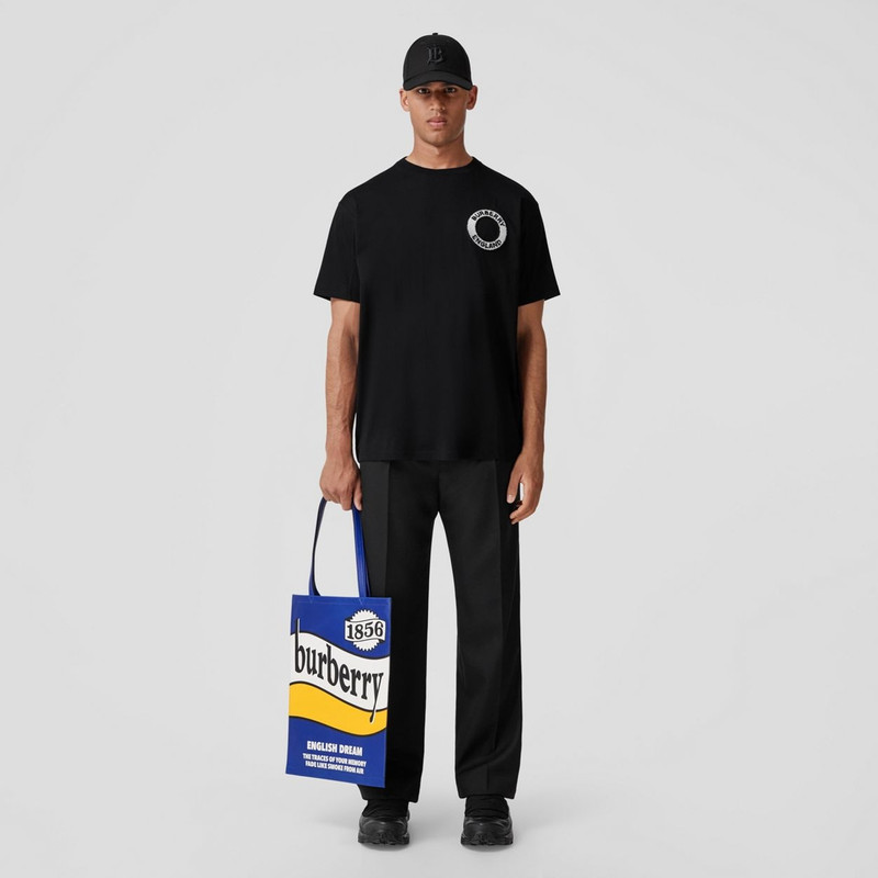 Burberry Logo Graphic Cotton Oversized T-shirt outlook