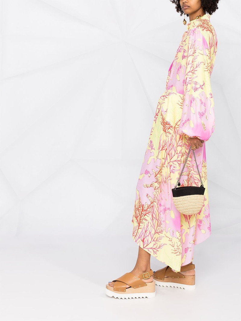 coral-print maxi-dress 4
