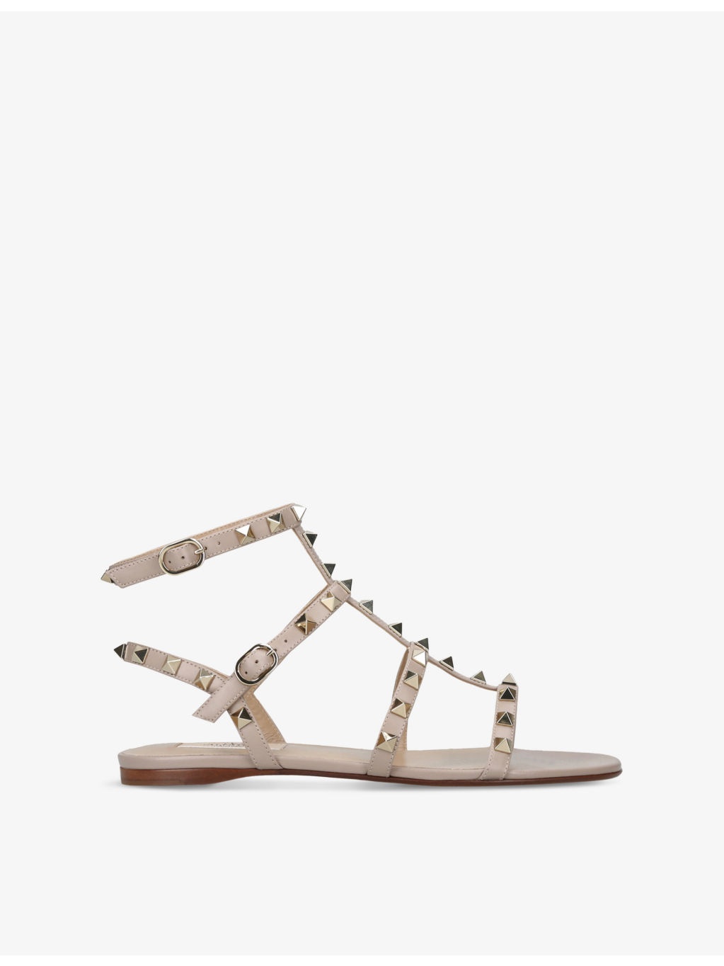 Rockstud Gladiator leather sandals - 1