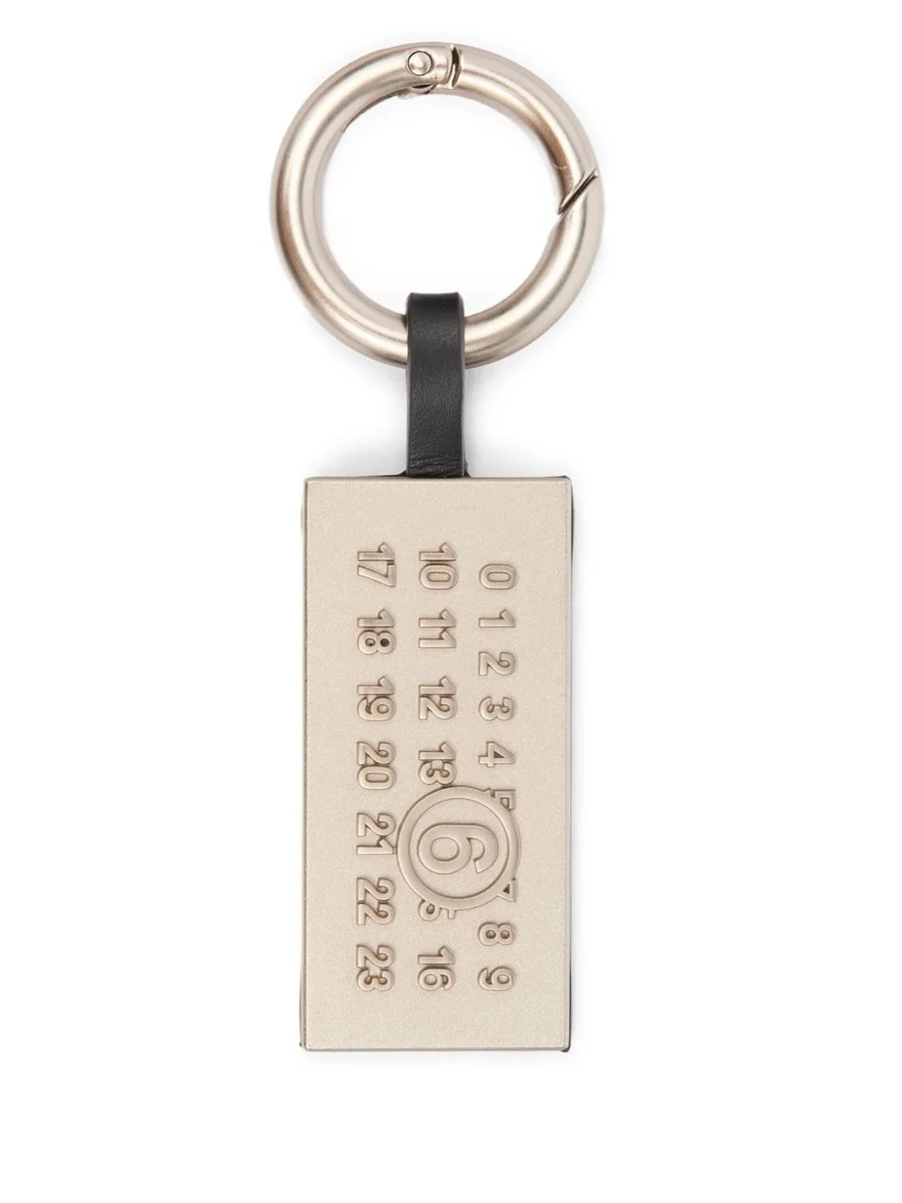 stitched-leather key ring - 1