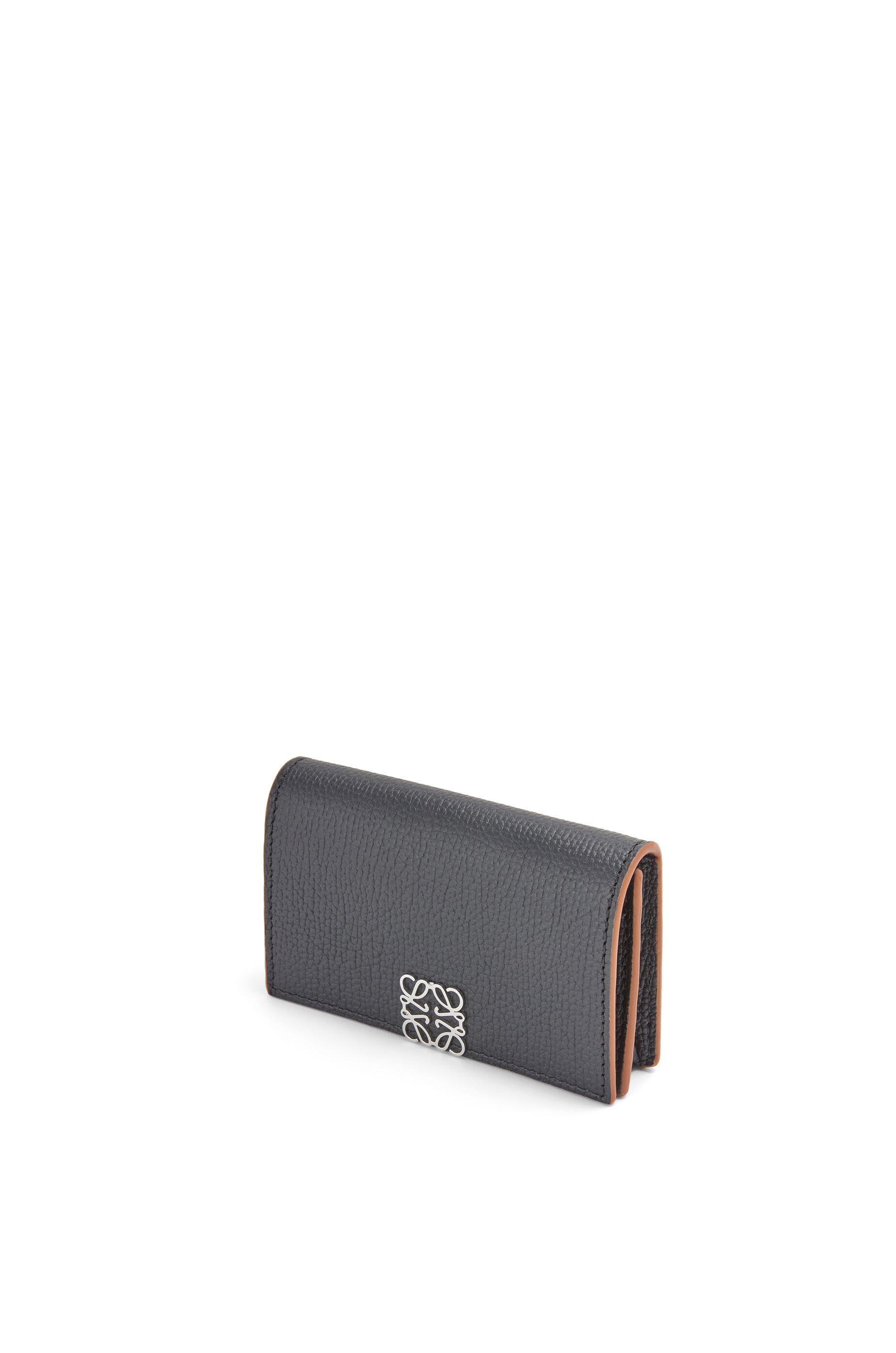 Anagram business cardholder in pebble grain calfskin - 3