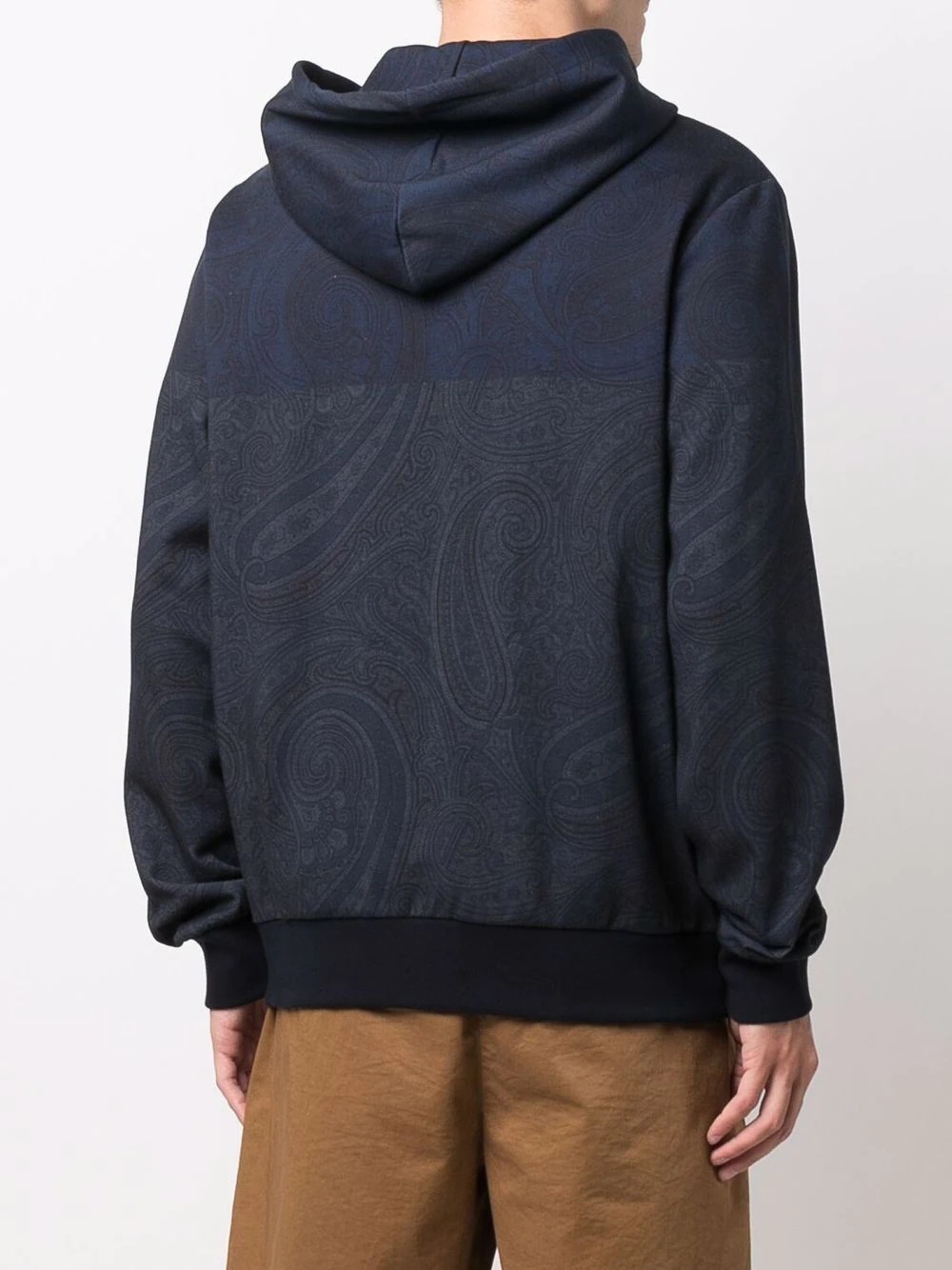 paisley-print zip-up hoodie - 4