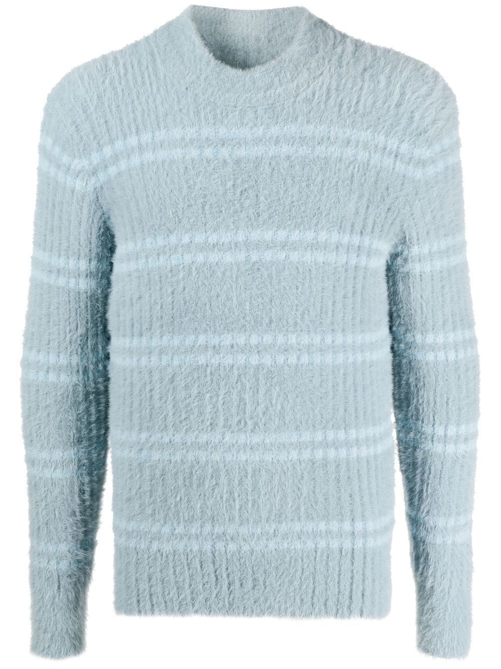 tonal striped jumper - 1