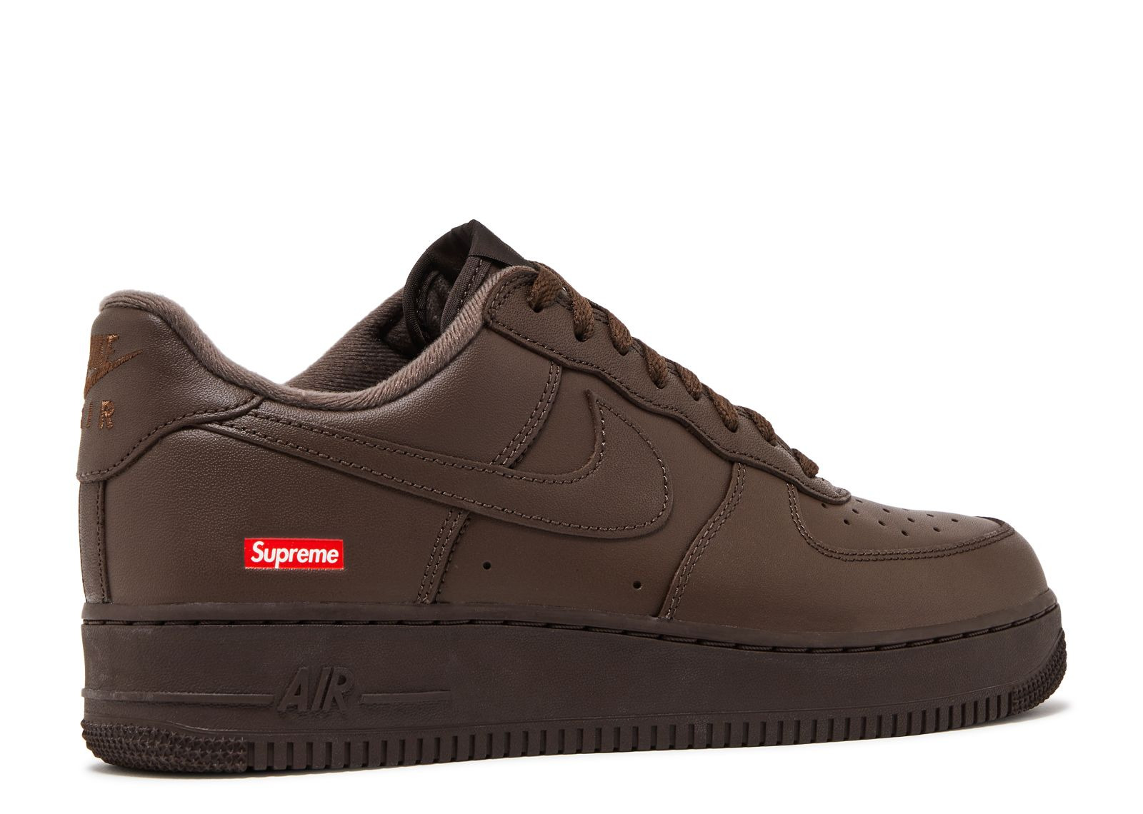SUPREME X AIR FORCE 1 LOW 'BOX LOGO - BAROQUE BROWN' - 3