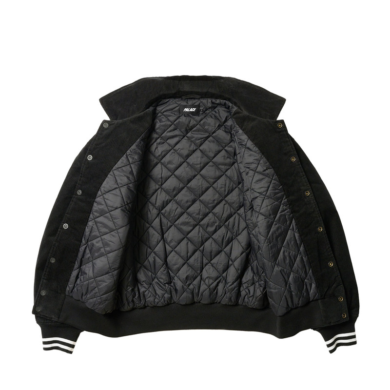 PALACE PALACE LOVE VARSITY JACKET BLACK outlook