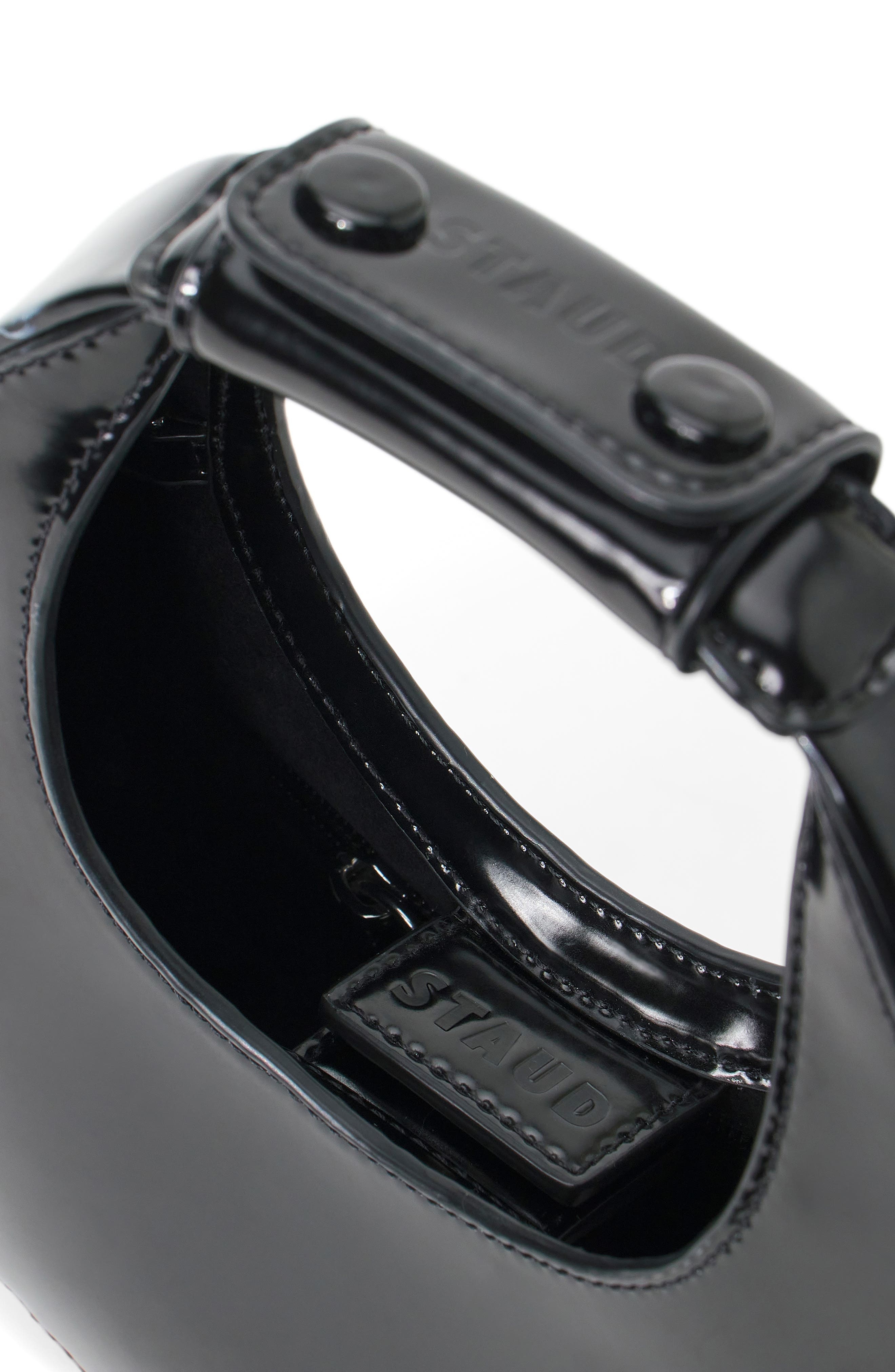 STAUD Mini Moon Handbag in Black at Nordstrom - 9
