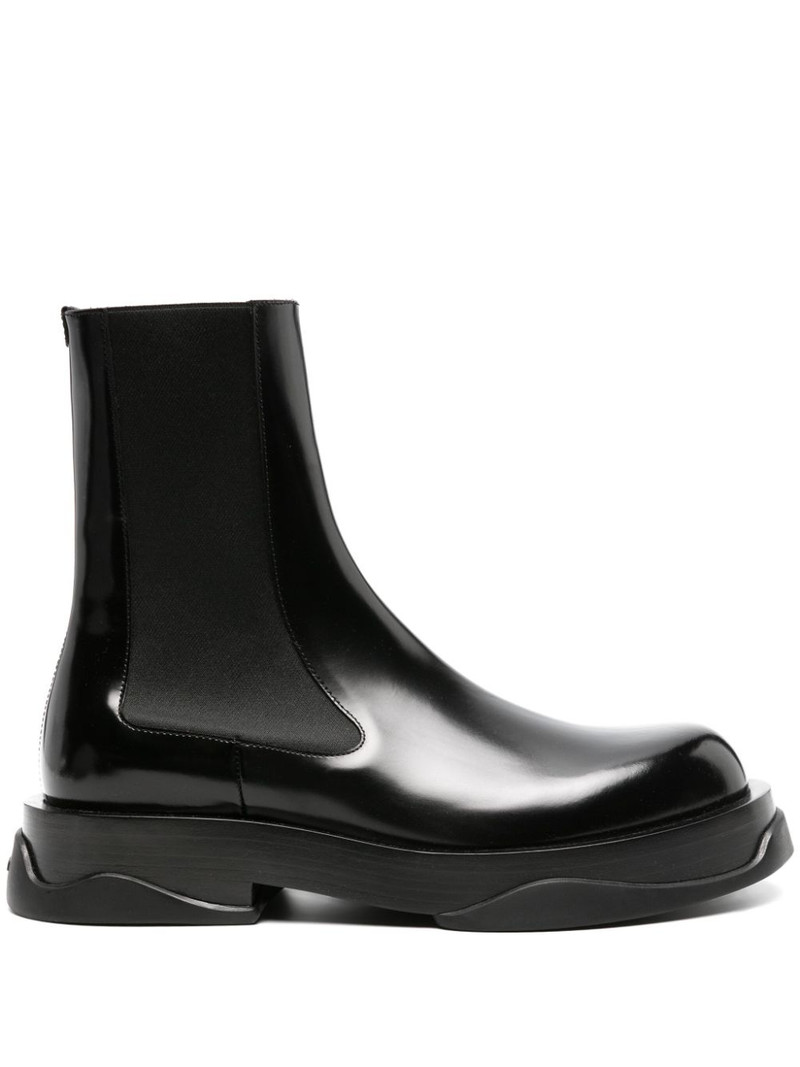 chunky leather Chelsea boots 1