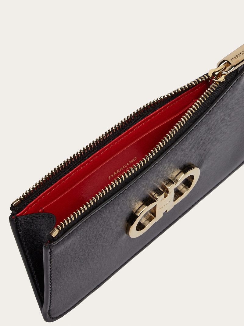 FERRAGAMO Gancini credit card holder outlook