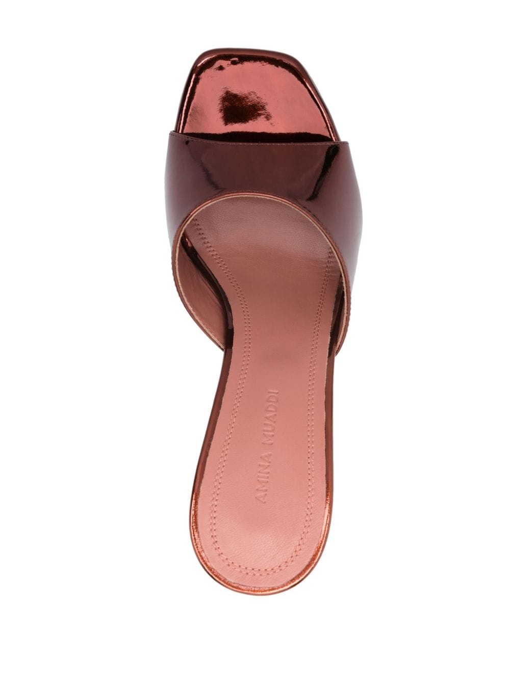 Lupita 110mm metallic mules - 4