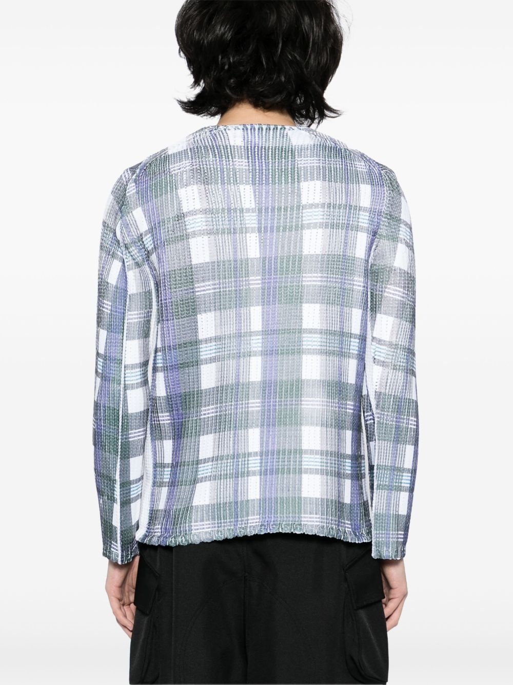 tartan check-print jumper - 4