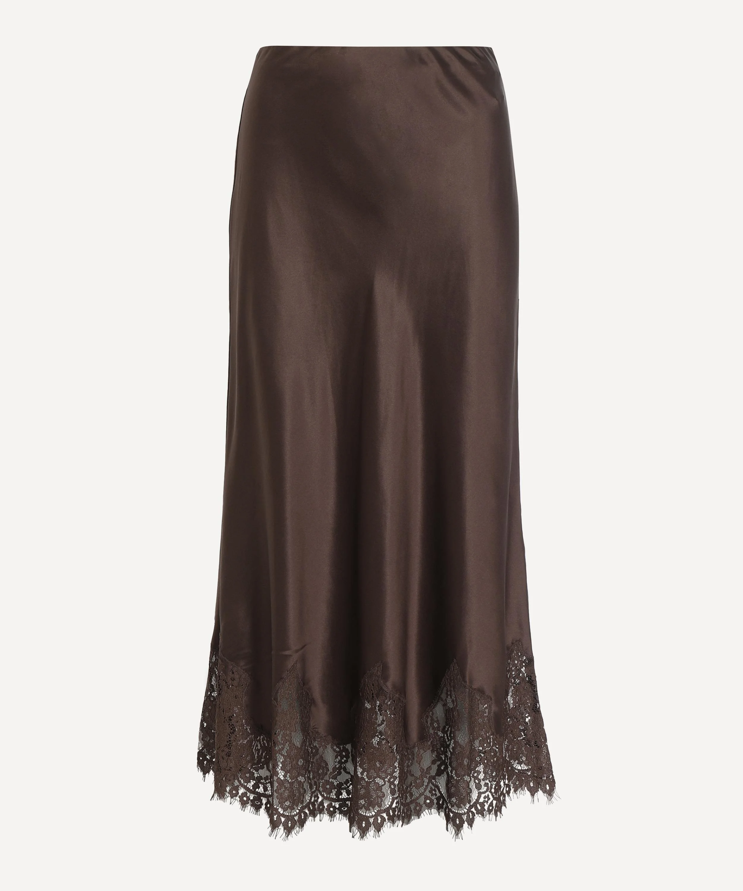 Carolina Black Bean Silk Lace Skirt - 1