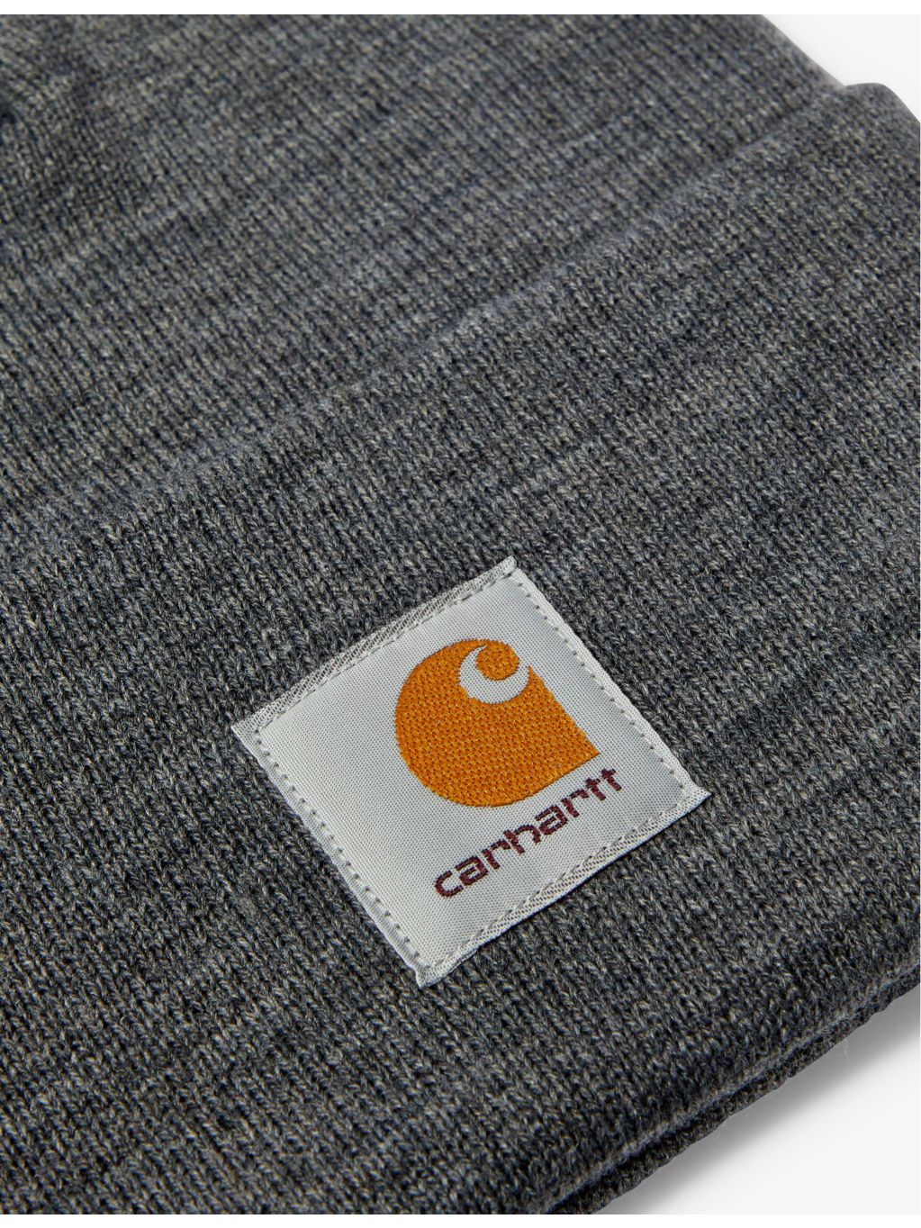 Acrylic Watch brand-patch knitted beanie hat - 2