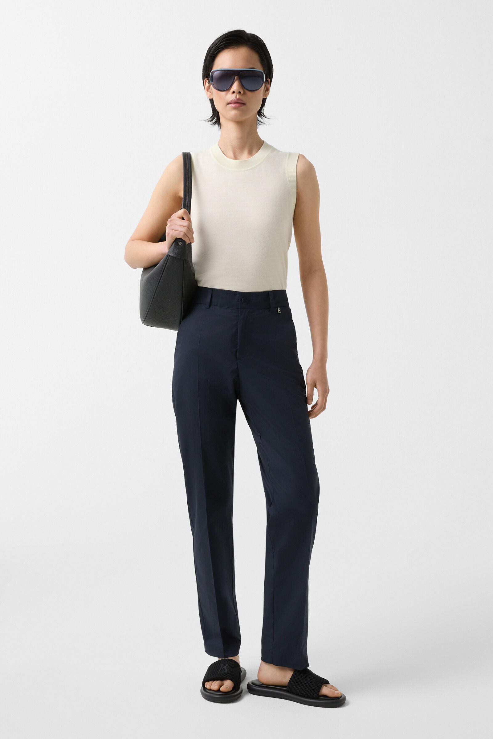 Chinos Abbie in Navy blue - 4