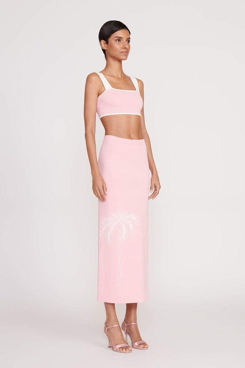 STAUD GIOVANNI SKIRT CHERRY BLOSSOM IVORY TOILE 3