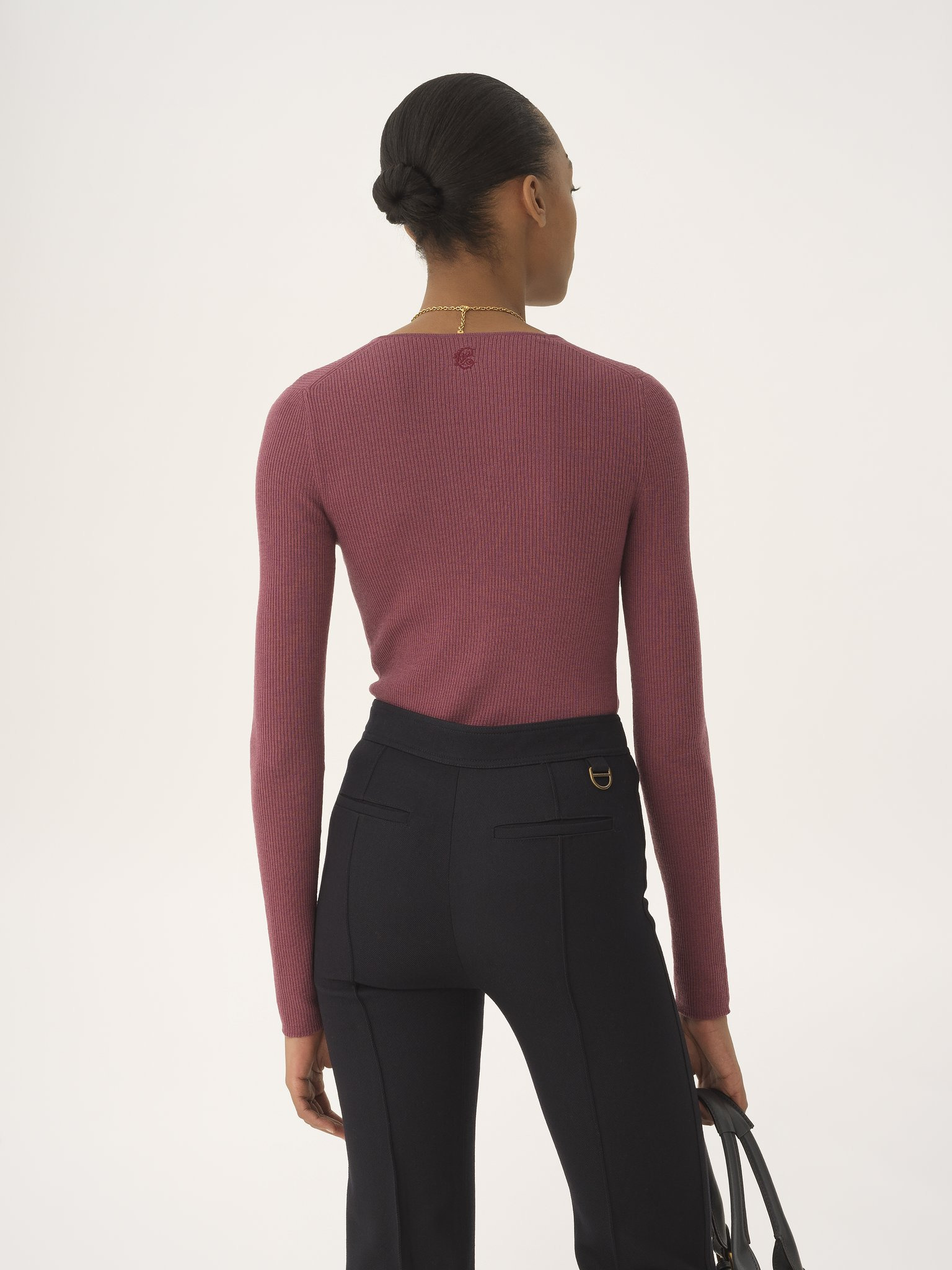 HENLEY SHIRT IN A MERINO WOOL KNIT - 5