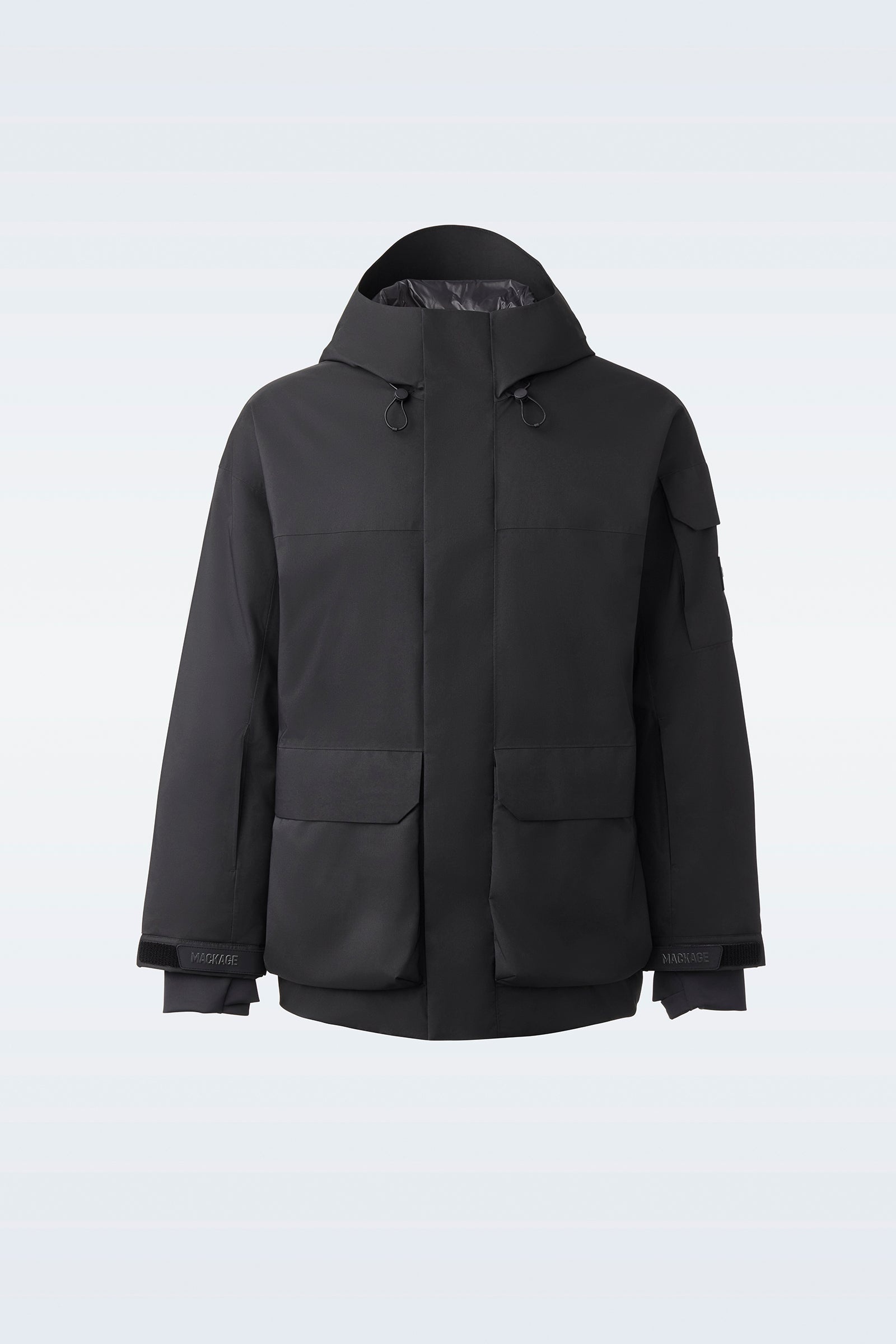 JEROME Long down ski jacket with hood - 1