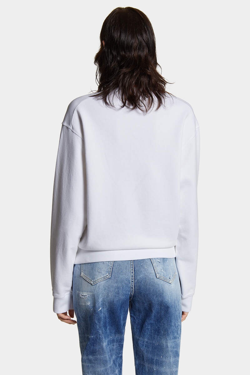 DYED JUST RIGHT FIT DOODLE SWEATSHIRT - 4