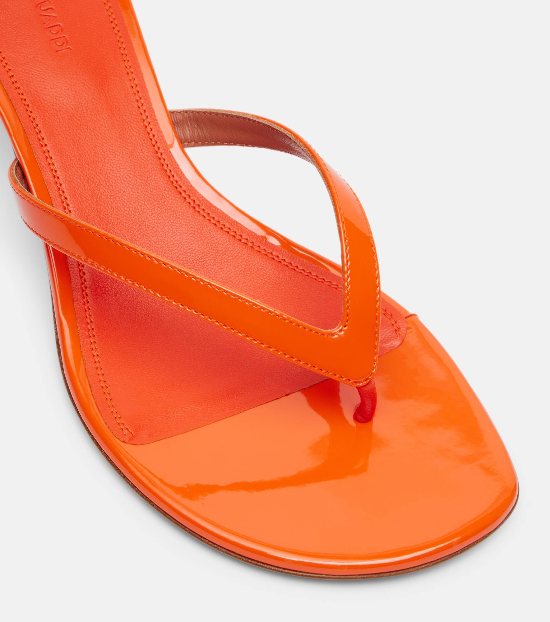 Juliette 45 patent leather thong sandals - 5