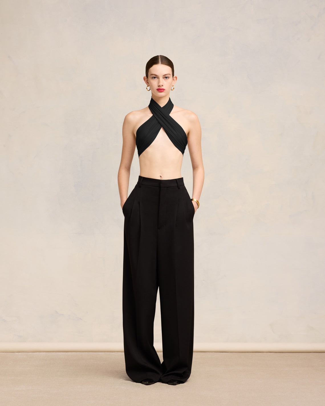 DRAPED TOP BRA - 2
