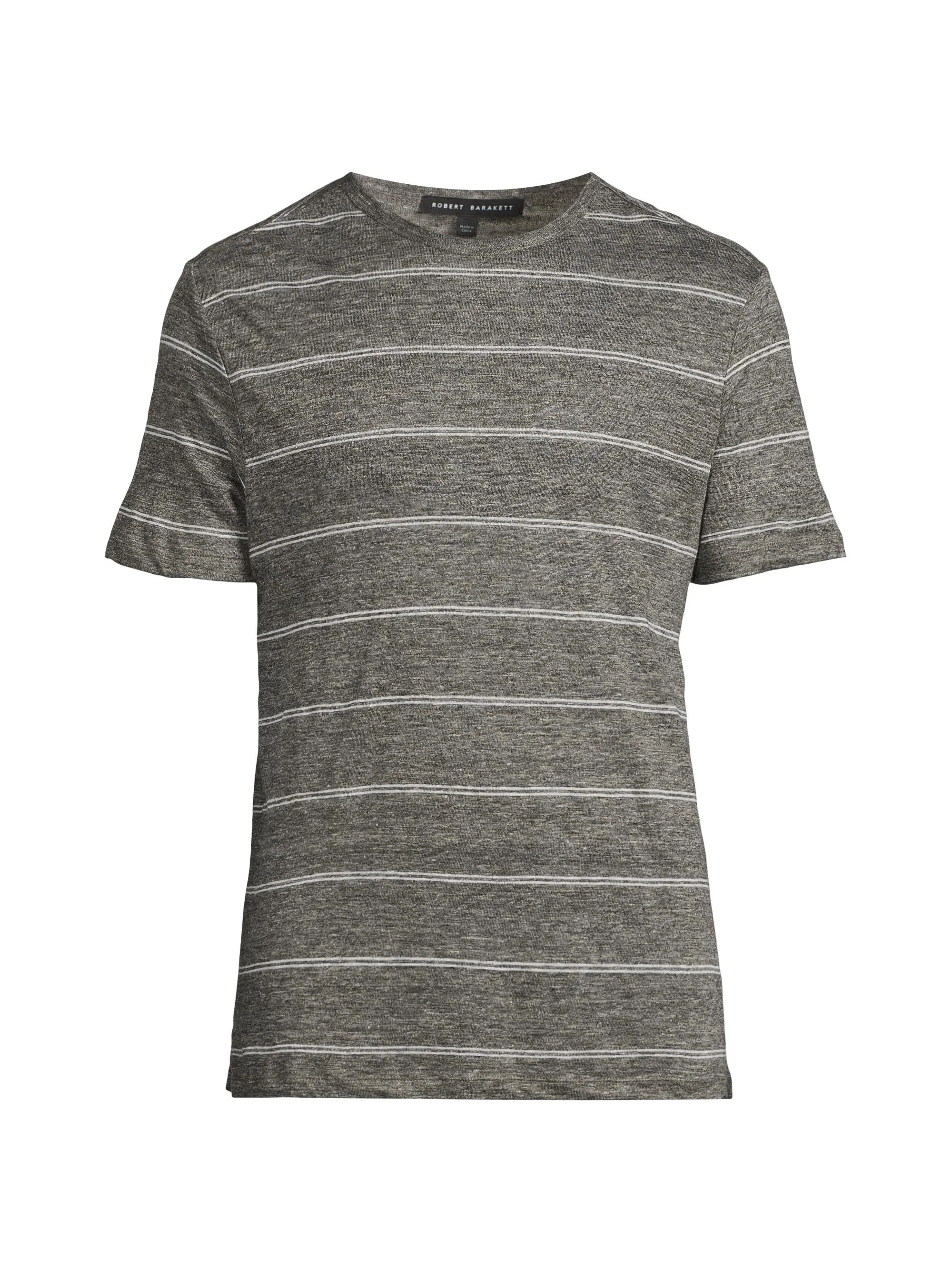 Men's Folsom Striped T-Shirt - Charcoal - 1