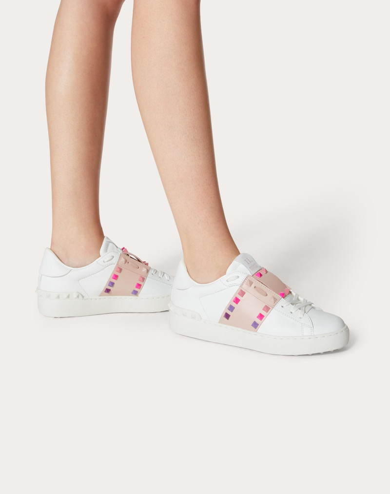 Valentino ROCKSTUD UNTITLED CALFSKIN SNEAKER outlook