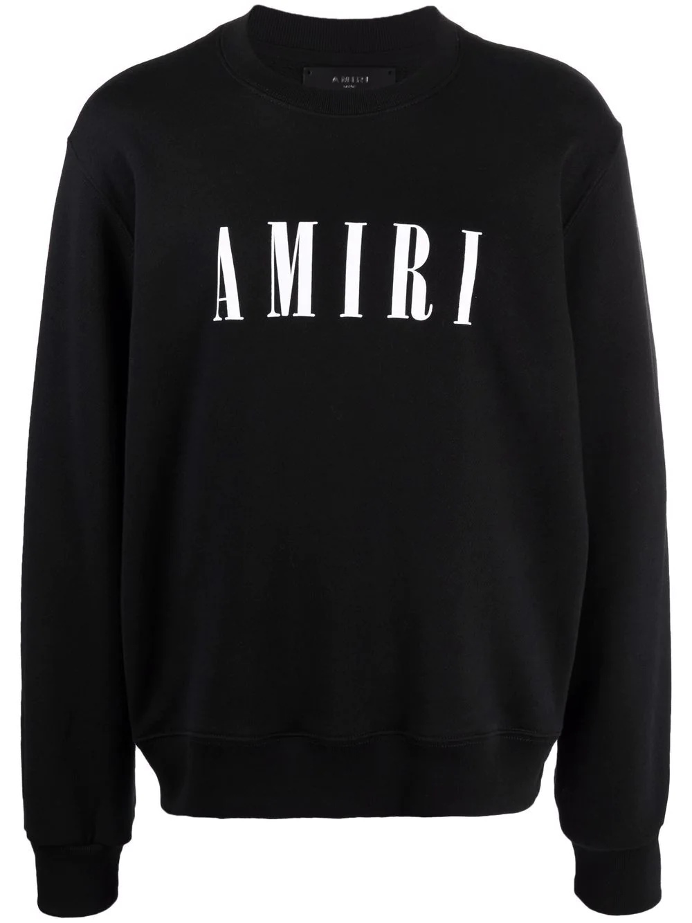 logo-print cotton sweatshirt - 1