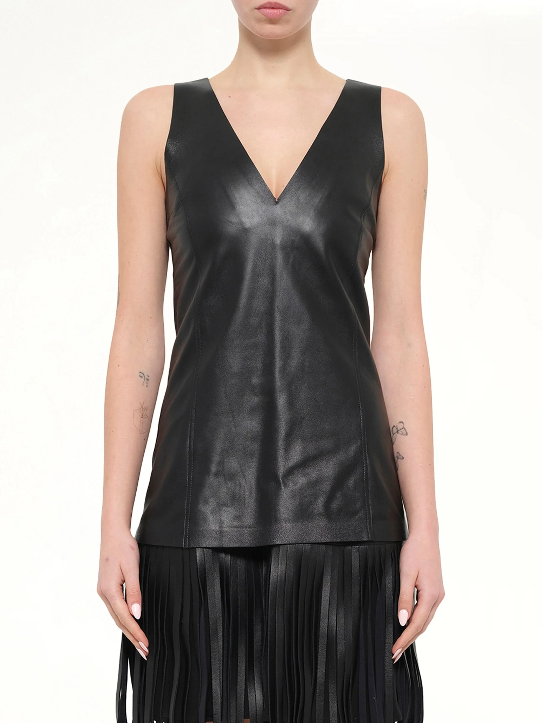 Neil Barrett Leather Jacket in Black - 1