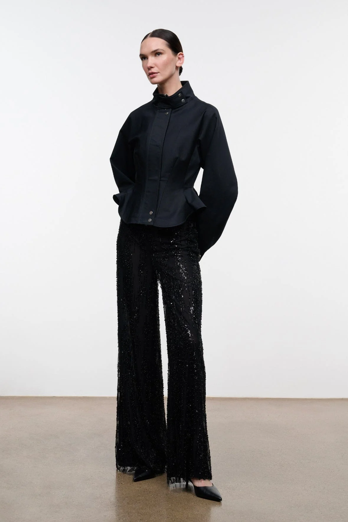 STAUD JAYDEN PANT BLACK - 1