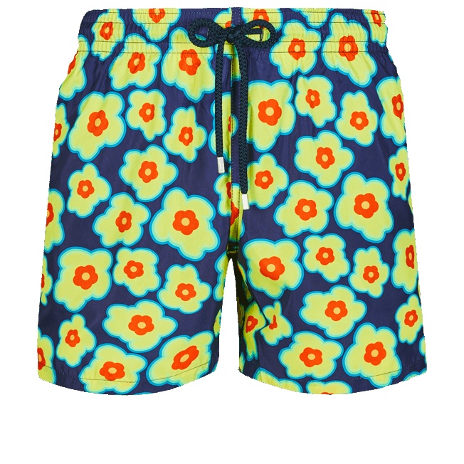 Men Swim Trunks Ultra-light and packable 1981 Flower Turtles - 1