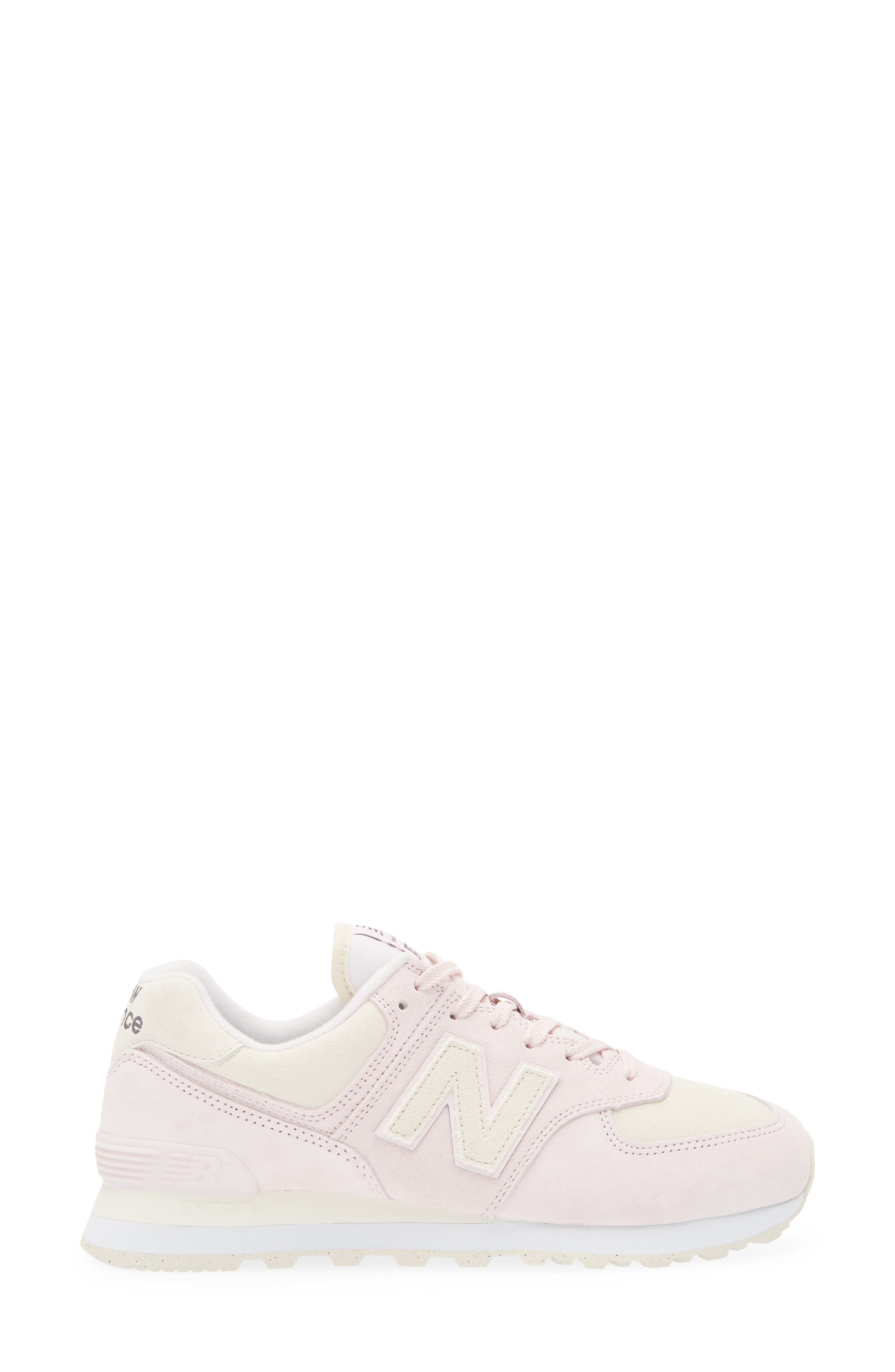 New Balance 574 Sneaker in Pink Granite/Linen at Nordstrom - 3